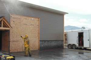 Mountain Medical building wash 009